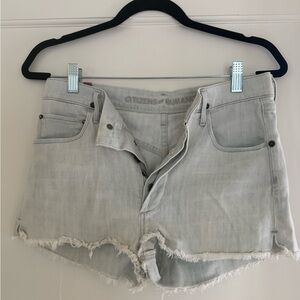 Citizens of Humanity Light wash denim Women's Shorts high waisted